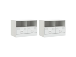 Tv Cabinet Set, Tv Cabinet Sets Vidaxl Branco Aço (n/a)