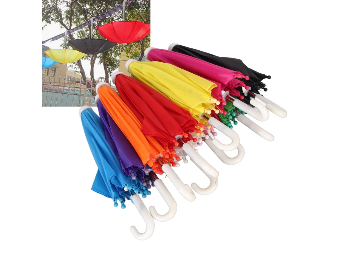 BRILVIBERA Boneca Chuva Guarda para Drinks e Decoração Glamour
