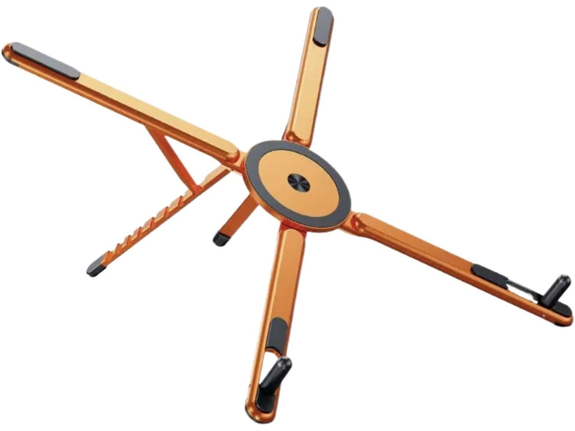 Suporte Magnético Dobrável E Ajustável Em Alumínio Para Laptop Base De Mesa Pc Portátil, Tablet, Celular, Casa