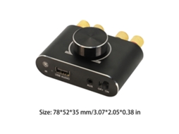 Laxiscreed Amplificador Estéreo Bluetooth 15w Com App E Controlo Remoto Para Som De Alta Fidelidade