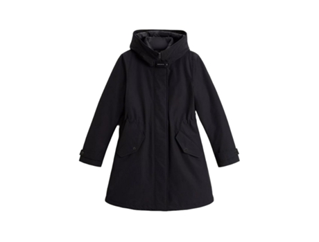 Parka feminina Woolrich Giubbini Authentic em poliéster marrom (m)