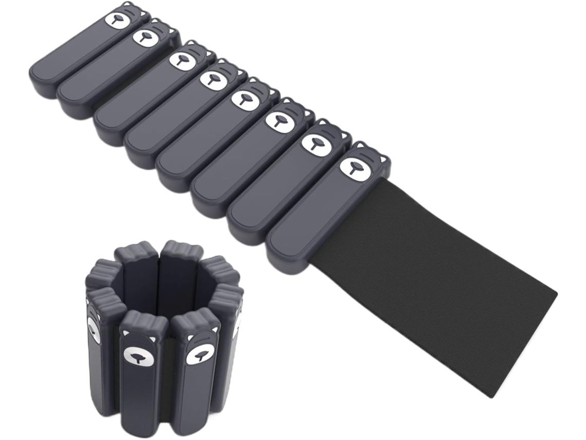 Pesos Ajustáveis para Pulsos e Tornozelos, Pernas, Faixa de Silicone Pilates, Pulseiras Suporte Caminhada S/MARCA