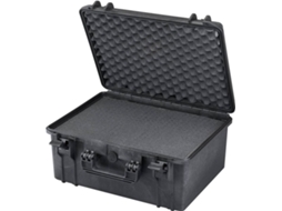 Mala Rígida MAX MAX465 com Espuma Preto