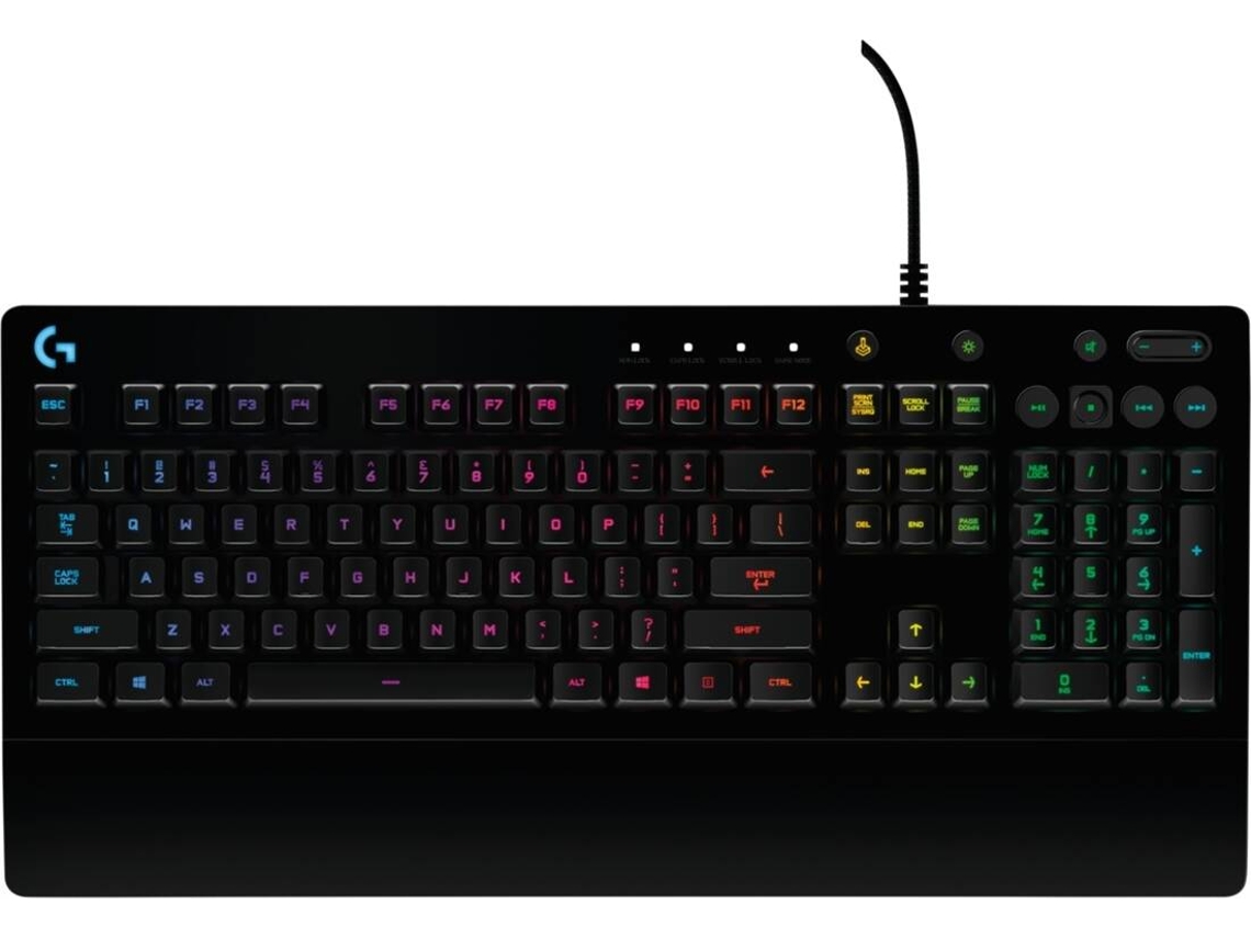 Teclado Gaming LOGITECH G213 Prodigy (Membrana - Inglês - Preto)