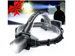 Recarregável Headlamp Td 085 Foco Ajustável 4 Modos Preto HALINUIA
