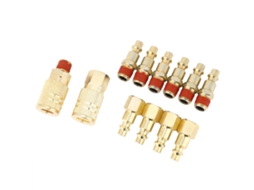 Conjunto De 12 Conectores Pneumáticos Rápidos Laxiscreed Compatíveis Com Npt 1/4