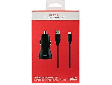 Carregador de Carro UNDERCONTROL 2902 Nintendo Switch Tipo C