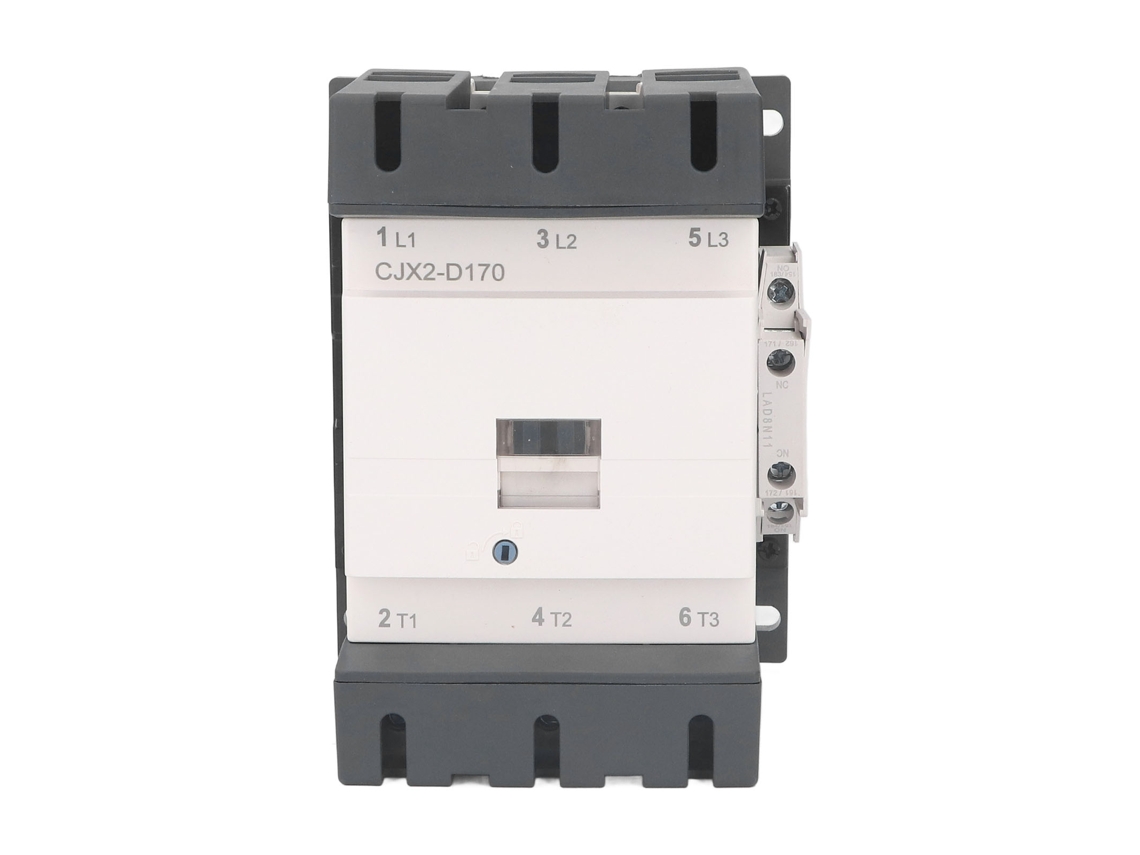 Contator elétrico trifásico universal industrial 170A 220V para controle de motor