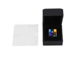 Yuru prisma de Vidro Óptico K9 Cúbico 23mm 6 Lados para Decoração Ensino Fotografia com Caixa de Presente