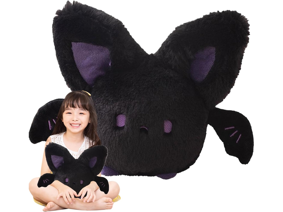 Morcego De Pelúcia Algodão 20 Cm, Bichinho Fofo Para O Halloween Com