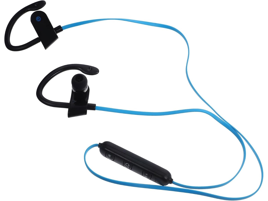 Fones De Ouvido Com Gancho De Orelha E Botão, Com Microfone Estéreo De 3,5 Mm.