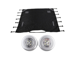 Omni-protector Delantero De Caravana Oxford Cloth Universal Con Luces Led Para Remolque