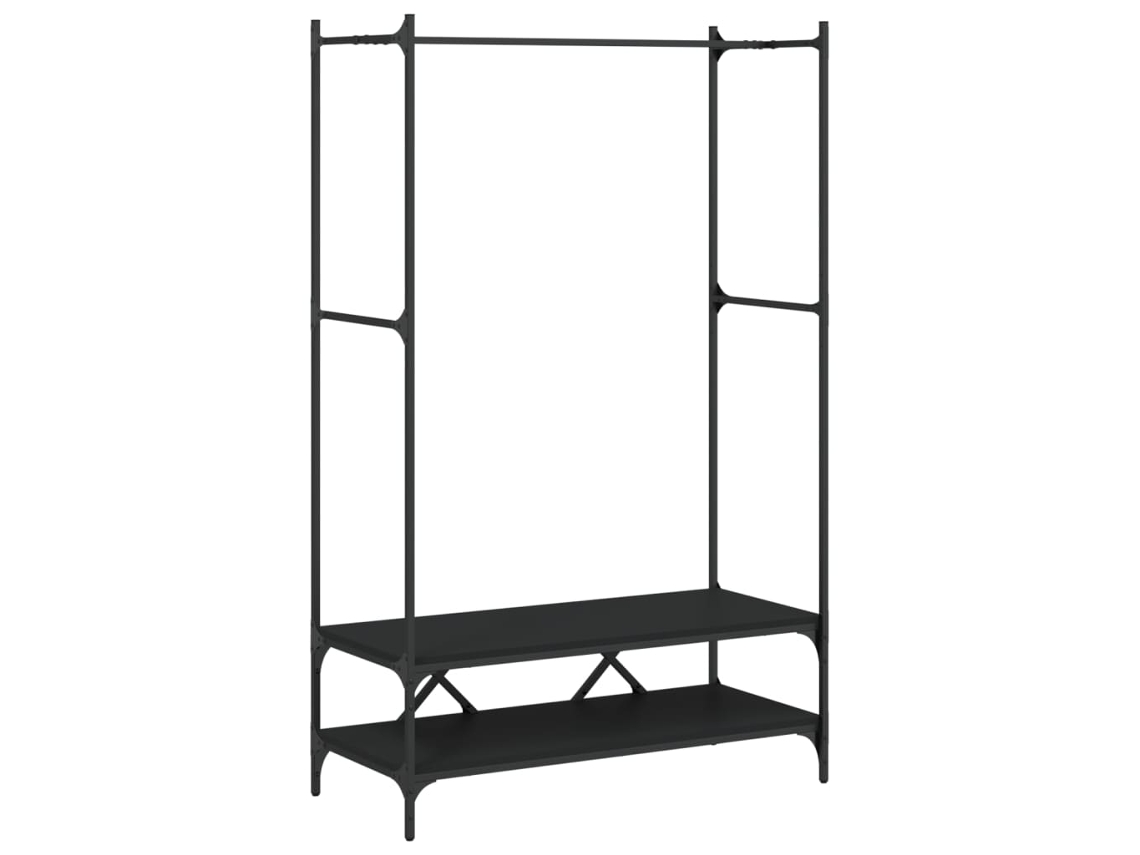 Clothes Rack, Clothes Racks Vidaxl Preto Madeira Processada (n/a)