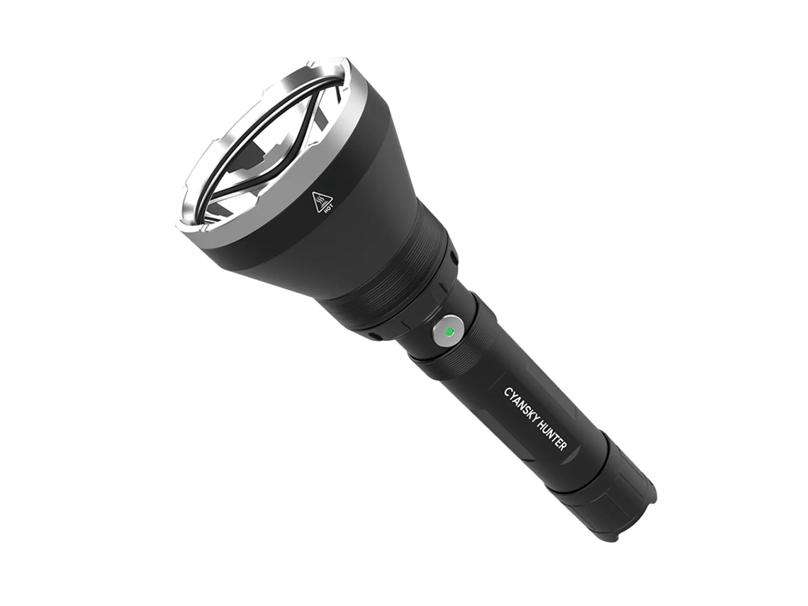 Lanterna De Busca Multicolorida De Longo Alcance Green-cyansky 1800lm 818m Com Uma Potente Bateria De 5000mah 21700 Para Observação Noturna, Tarefas T