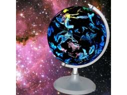 Globo Mundial Iluminado 8 Polegadas 2 Em 1 Led Constelação Educativo Decoração