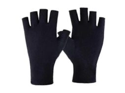 Luvas De Proteção Uv De Meio Dedo Para Lâmpada De Unhas E Esportes Ao Ar Livre 25-26s
