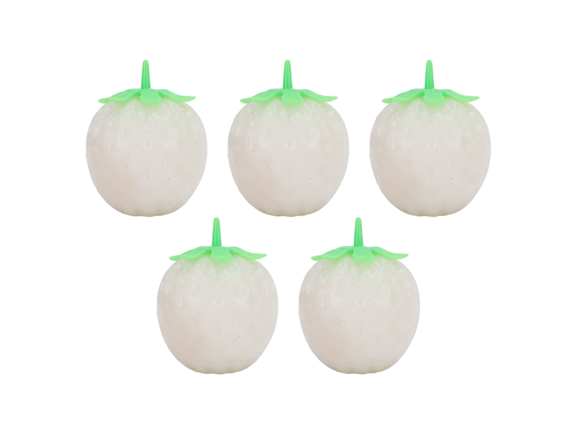 2026 pelota Antiestrés de Fresa Squeezable Juguete para Aliviar Estrés Y Fidget Sensorial Elástica