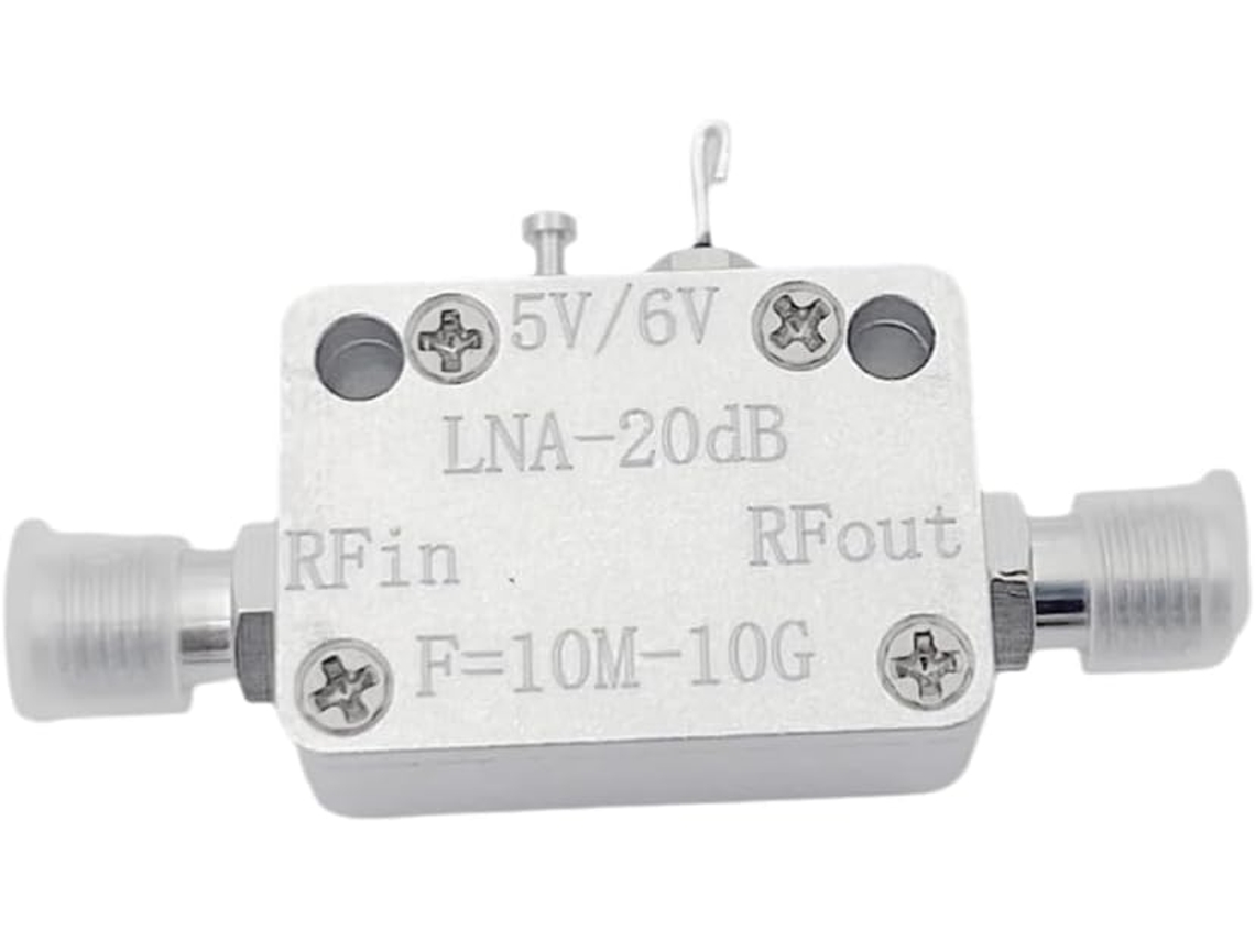 Amplificador de Banda Larga Lna 10m 10g com Boa Planicidade P1db=20dbm SFUSHOS