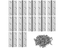 Bisagras de Aço Inoxidável para Móveis, Portas, Cajones 66*38mm 12 Piezas | S/MARCA