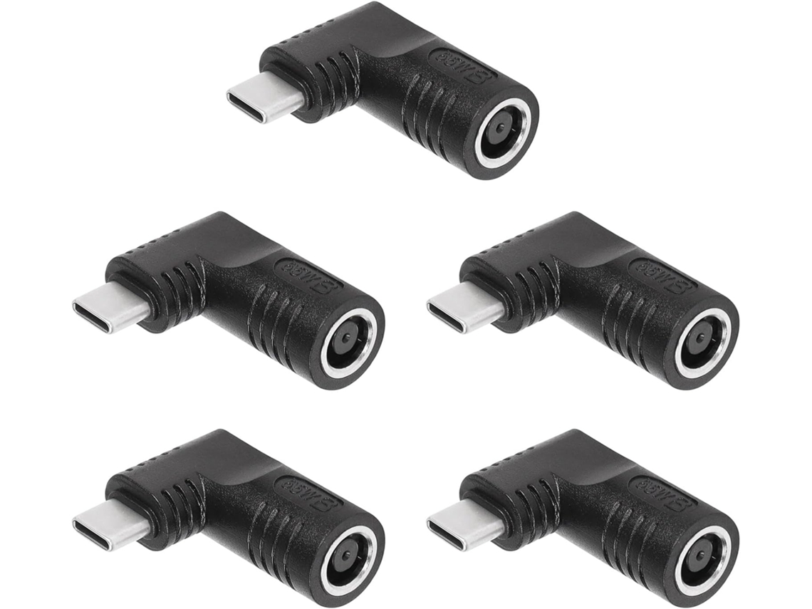 Adaptador de Carregamento de 5 Entradas Dc Pd de 65 W para Usb Tipo C Macho para Celulares. SFUSHOS