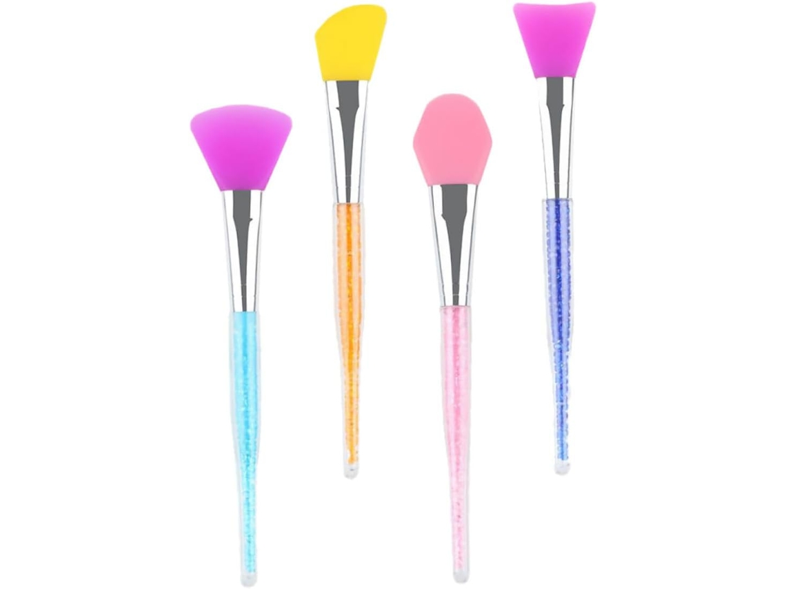 Conjunto De 4 Pincéis De Silicone Para Máscara, Aplicadores Para Ferramentas De , Fácil Aplicação, P Gokoco