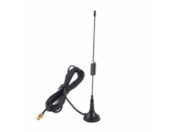 Antena Móvel Veicular De Alta Ganho 433mhz Com Base Magnética E Conector Sma Fêmea