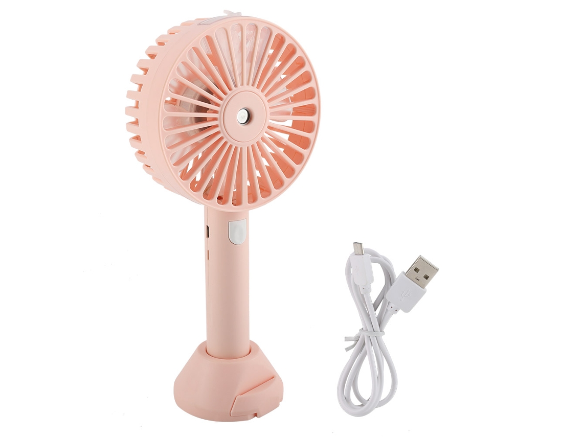 Ventilador De Névoa Portátil Recarregável Laxiscreed, 2 Em 1, De Mesa E Portátil Para Máximo Conforto