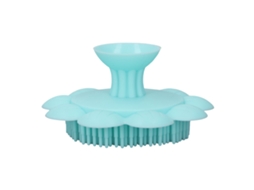 Primerox escova de Banho Silicone Bebê Macia Massagem Alivia Fadiga Exfoliante Forma Girassol Verde