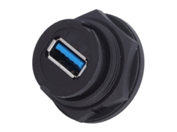 Laxiscreed Conector Usb 3.0 À Prova D'água Com 16 Pinos E Tipo Fastener