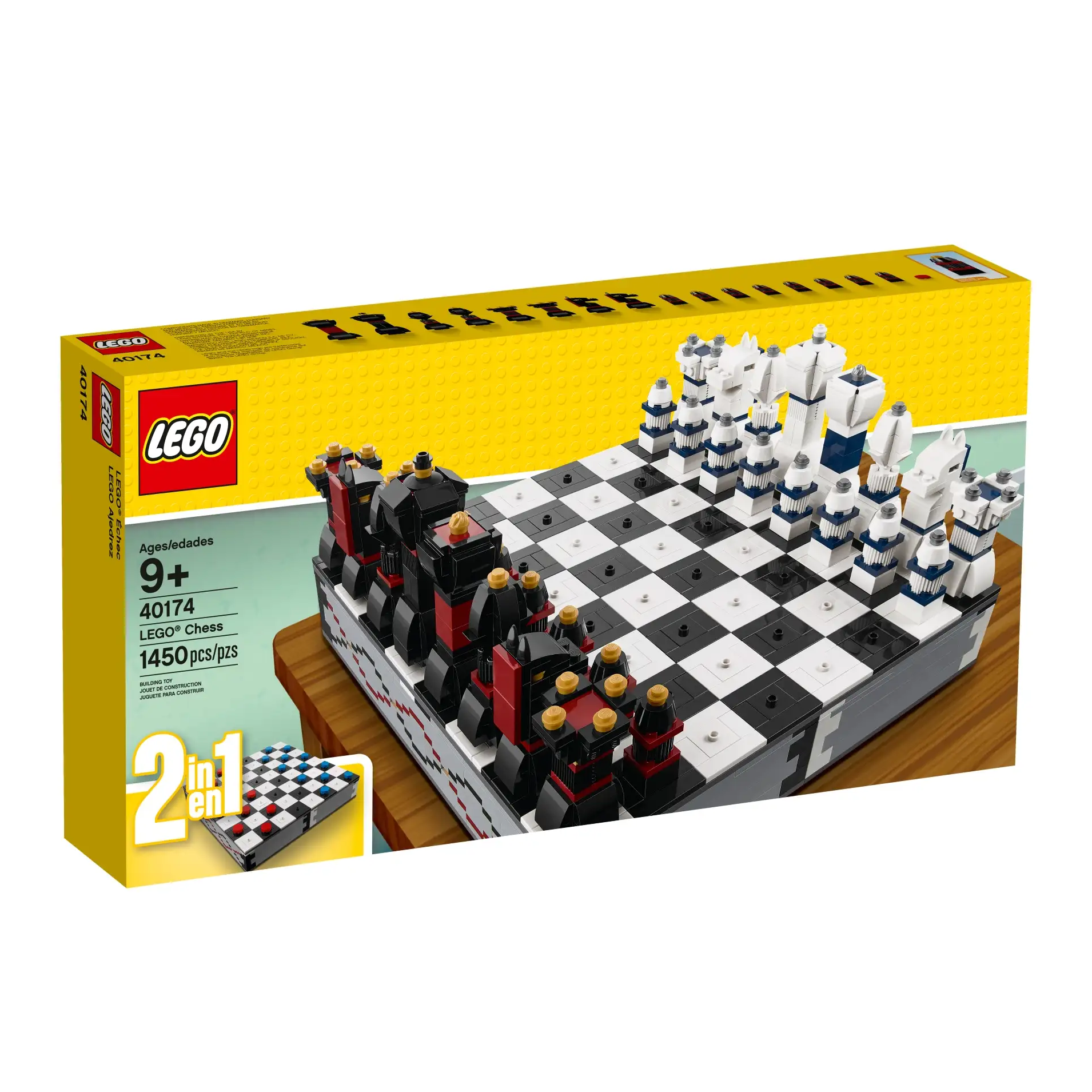 LEGO Iconic: Set De Xadrez E Damas - 40174