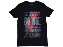 David Bowie Hammersmith Odeon T-shirt Unisex Adults Size:xl