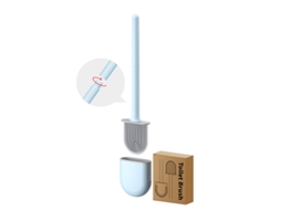 Escova Sanitária de Silicone Macio para Fixação na Parede, Limpeza Completa de Frestas e Cantos, Cabo Removível, de Que Economiza Espaço AQUAFORGE