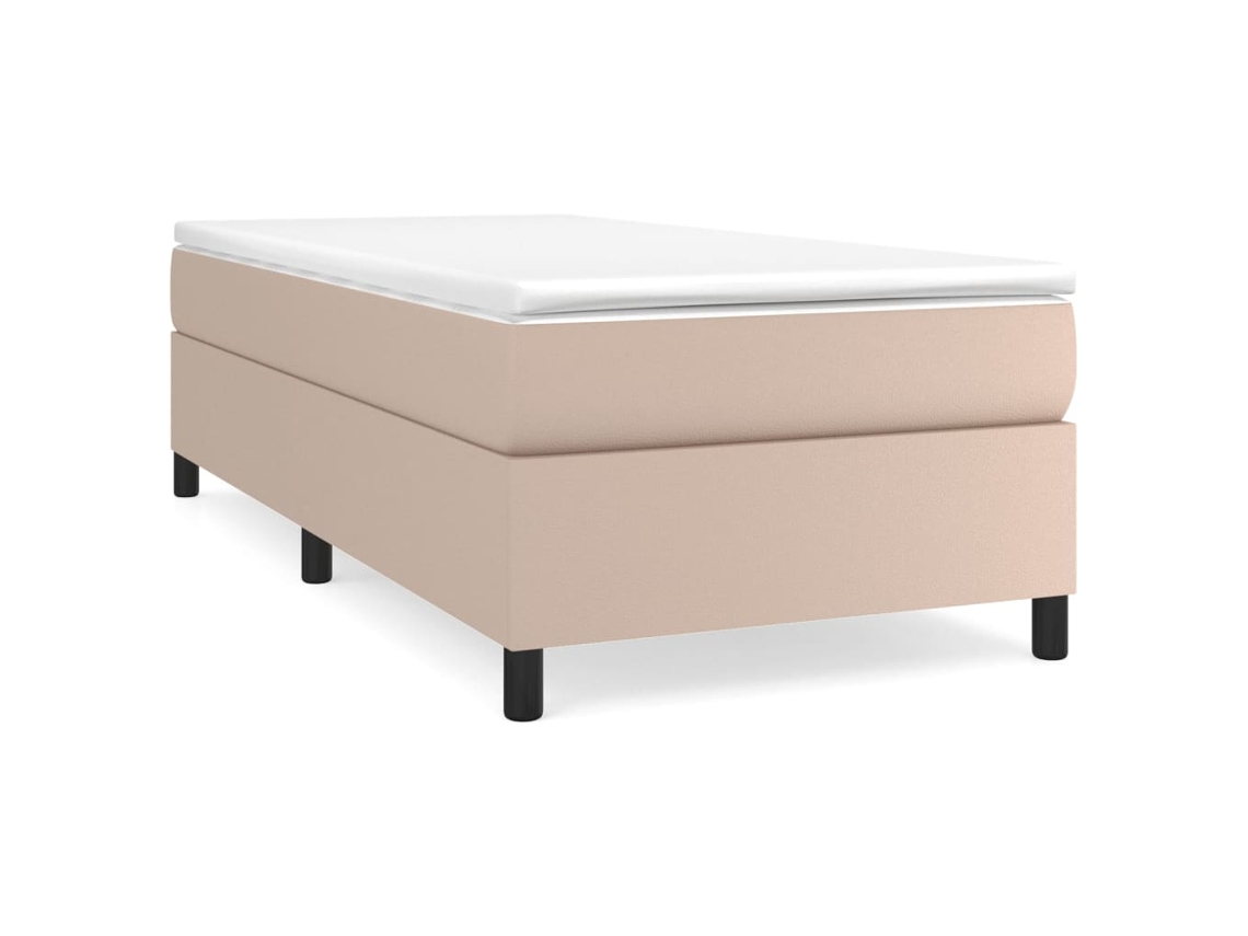 Box Spring Bed Frame, Box Spring Bed Frames Vidaxl Marrom Couro Artificial (80 X 200 Cm)