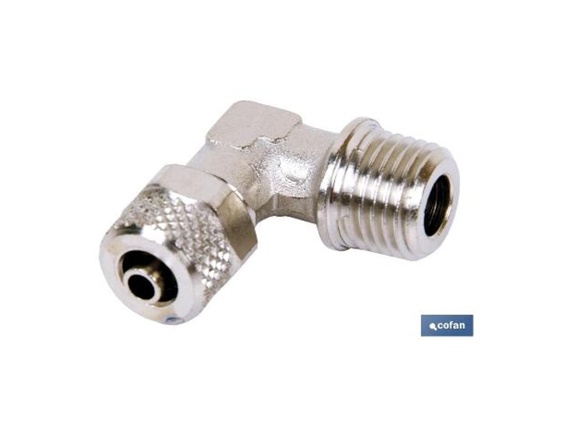 Codo macho rosca metrica t-6/4 m-12x1,5
