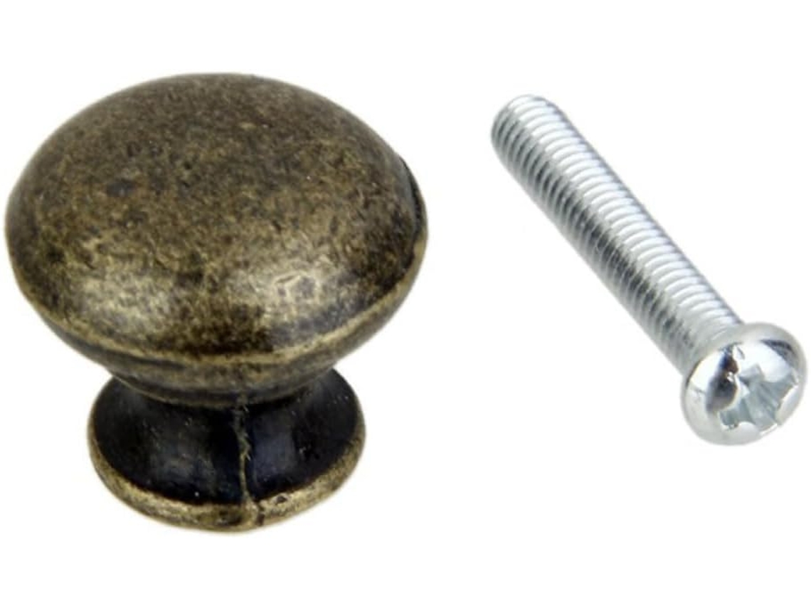 Conjunto De 6 Puxadores Vintage Em Formato Cogumelo Para Armários E Gavetas Cozinha