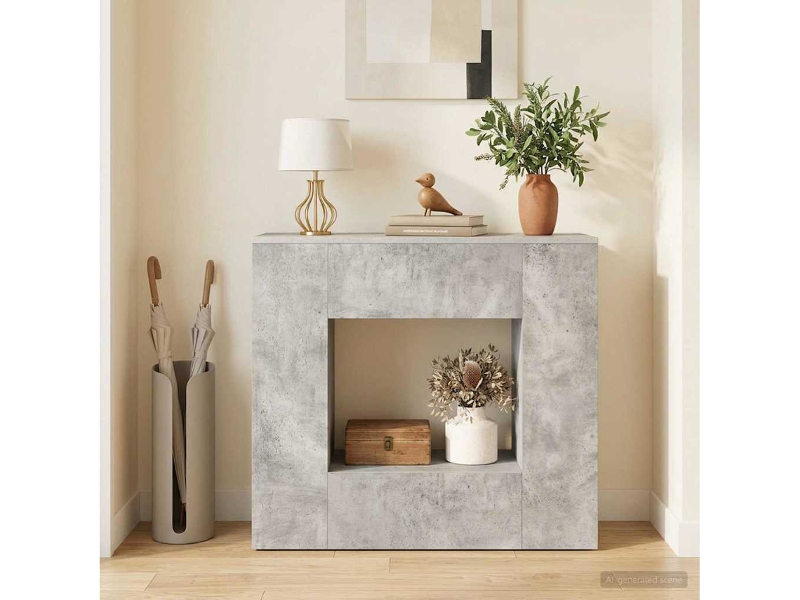 Vidaxl Cinzento Concreto 82 X 29 X 74 Cm