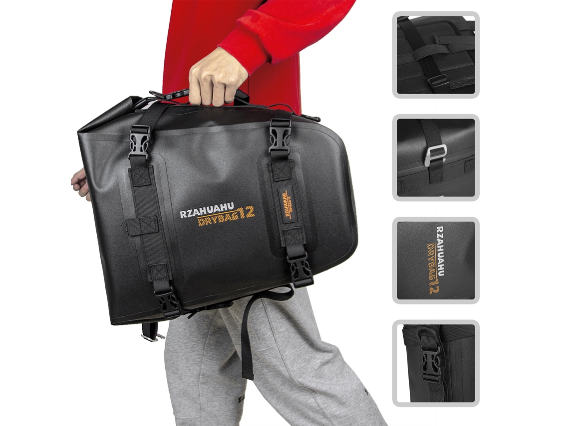 Bolsa Lateral de Moto Mali Impermeável com Processo de Prensagem a Calor 16l para Honda, Yamaha, Suzuki | S/MARCA