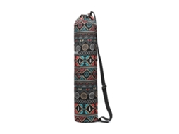 Bolsa Para Colchonete De Yoga De Lona Impressa Com Cinta Refletiva Ajustável 75x16cm Para Ginástica E Treinamento