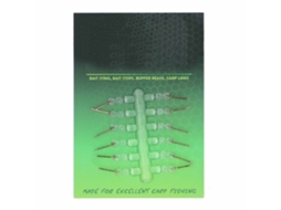 Agulha de Isca para Carpa 10mm com Anel de Silicone