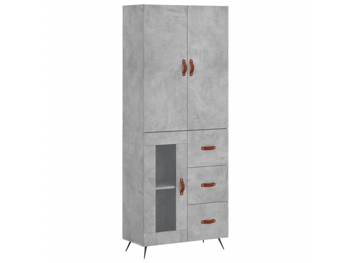 Highboard, Highboards Vidaxl Cinzeto Madeira Processada (n/a)
