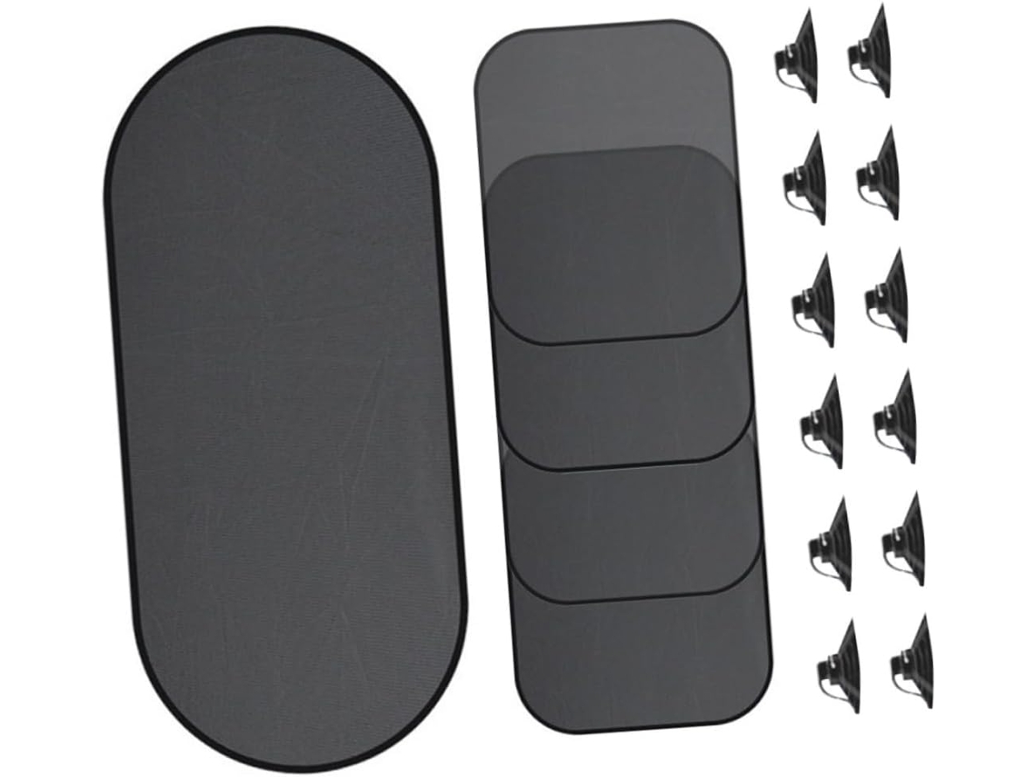 Conjunto De Persianas De Tela Para Janelas Laterais, Com Proteção Uv Para Bebês E