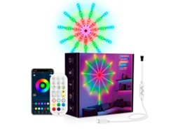 Kit Fita Led Digital Rgbic Efeito Fogos Artificiais Com Controle Por App E Comando Rgbic Ledkia