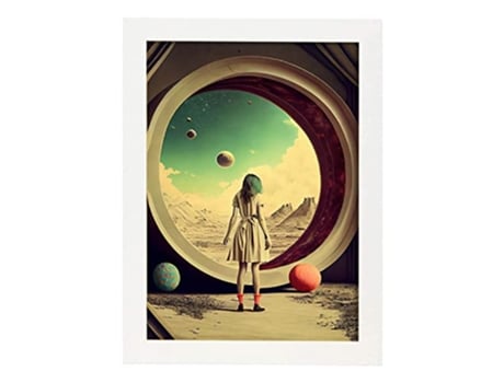 Janela De Pôsteres NACNIC No Surrealismo Cinematográfico Ilustrações E Gravuras De Desenhos Animados Abstratos E Artísticos Para A3 Quadros Brancos