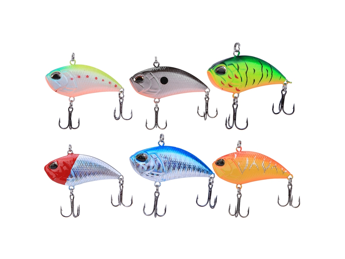 Isca Artificial Vib com Bola de Aço 6pcs