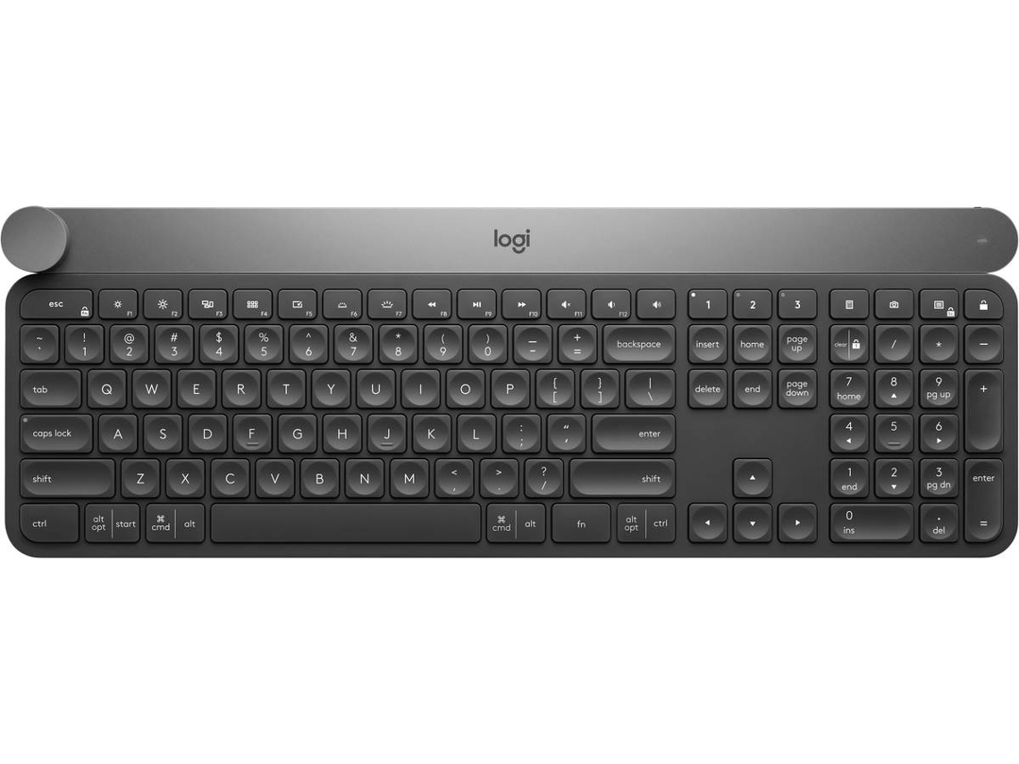 Teclado LOGITECH Craft (Bluetooth - Layout Italiano - Teclado Numérico)