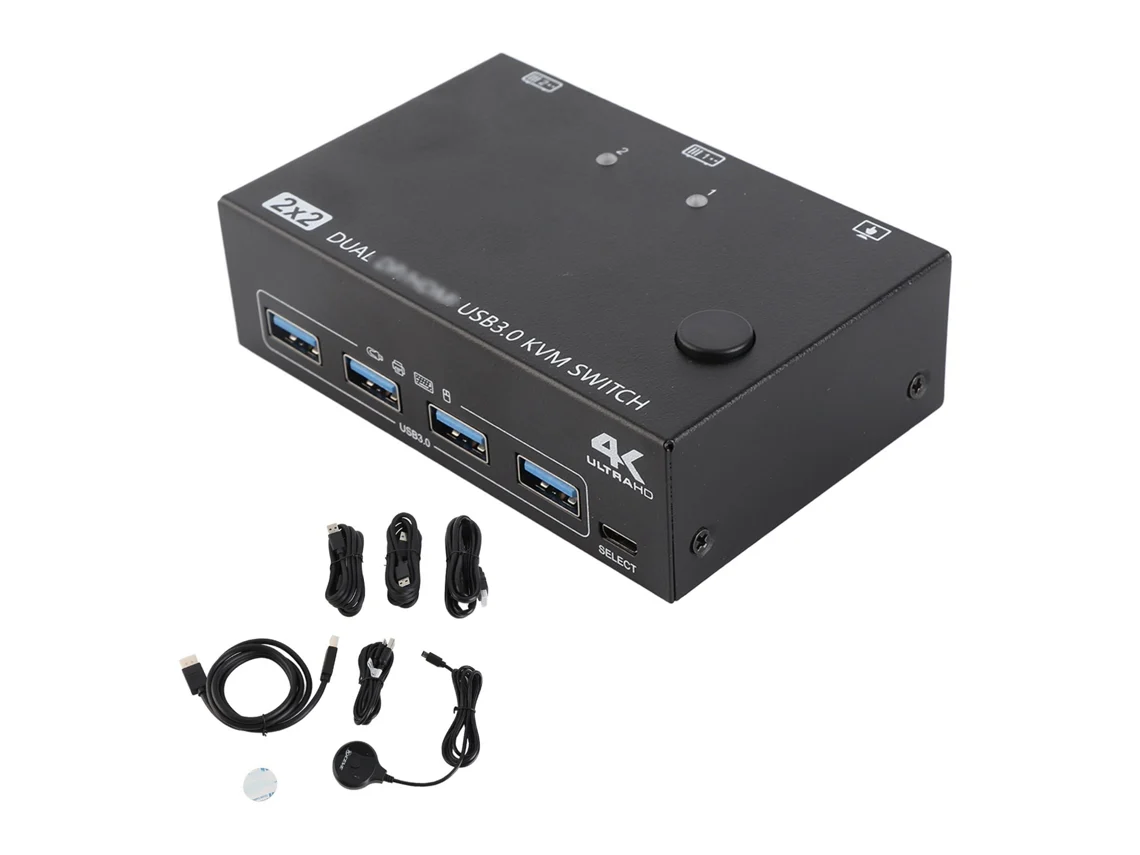 Kvm 2 Pcs 4k 60hz Dp Hdmi Usb3.0 LAXISCREED