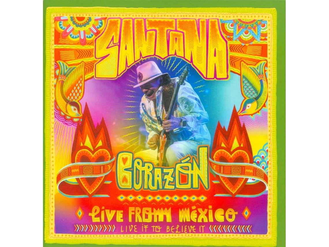 CD+DVD Santana - Corazon - Live From México