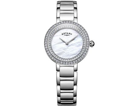 Relógio feminino prata aço inoxidável Kensington Lb05085/41 ROTARY