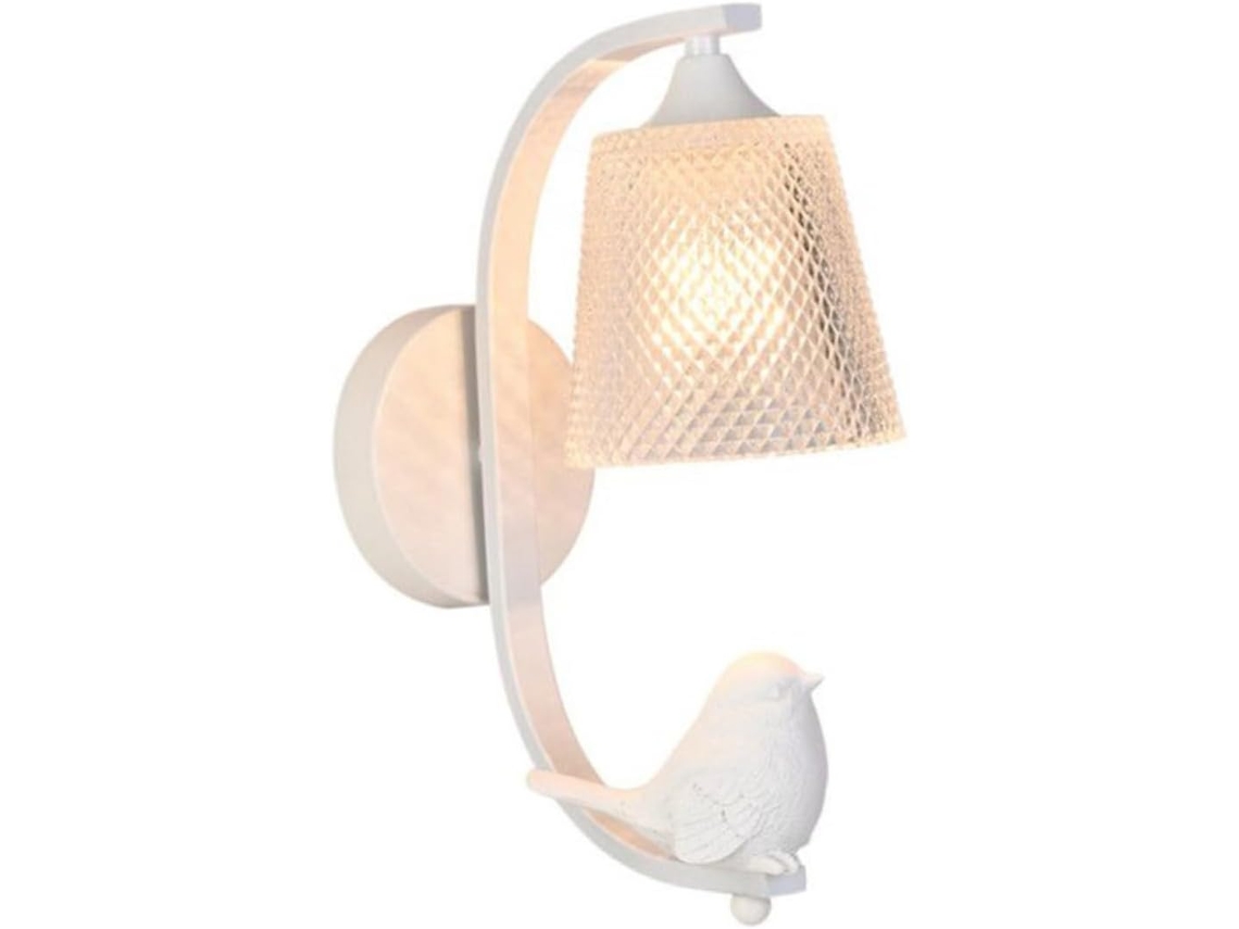 Luminária de Parede Nórdica em Led com Pássaro, 12w, Luz Branca, para Decoração de Quartos de Meninos e Meninas. SFUSHOS