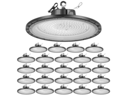 Luminária Led Industrial De Grande Altura 20 Unidades 5000 K 150 W 21000 Lm Led Vevor